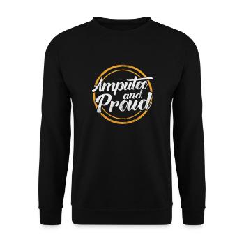 Amputation - Unisex Sweatshirt - black - Front - Alina (178cm) & Michal (187cm)