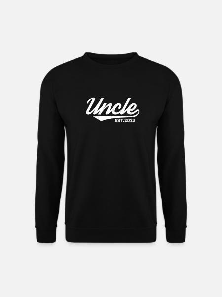 Oncle enceinte - Sweat-shirt Unisexe - noir