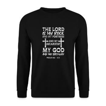 Bible - Sweat-shirt Unisexe - noir - Devant - Alina (178cm) & Michal (187cm)