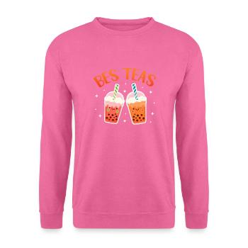 Thé à bulles - Sweat-shirt Unisexe - rose - Devant