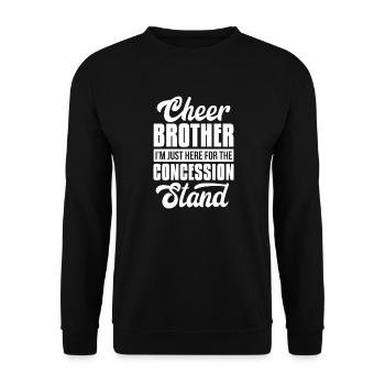 Frère pom-pom girl - Sweat-shirt Unisexe - noir - Devant - Alina (178cm) & Michal (187cm)