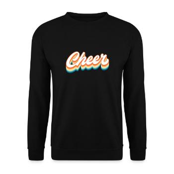 Cheerleader - Unisex Sweatshirt - black - Front - Alina (178cm) & Michal (187cm)