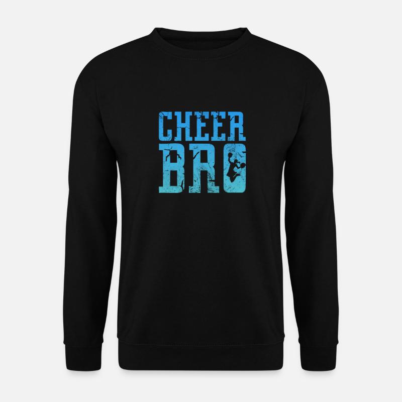 Cheerleader Bruder Cheerleading Schwester Geschenk - Unisex Pullover - Schwarz