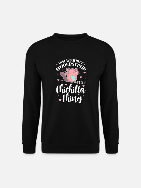 Chinchilla - Unisex Pullover - Schwarz