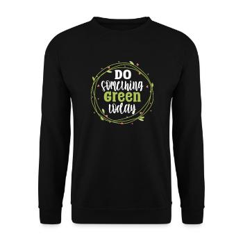 Climate change - Unisex Sweatshirt - black - Front - Alina (178cm) & Michal (187cm)