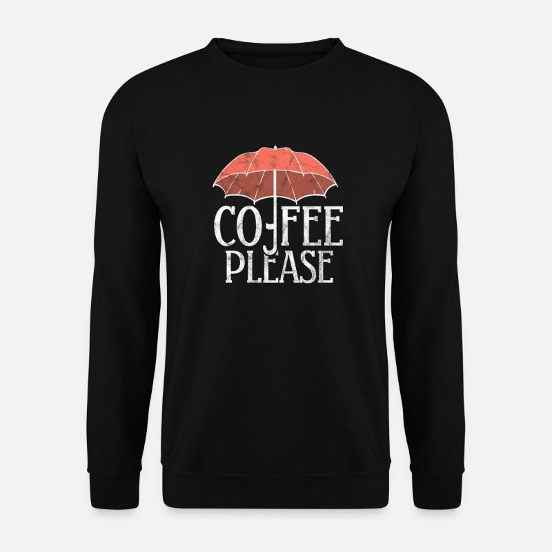 Café - Sweat-shirt Unisexe - noir