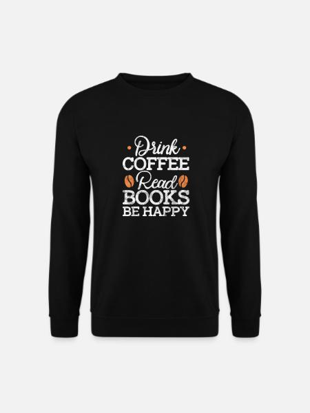 Coffee reading - Unisex Sweatshirt - black