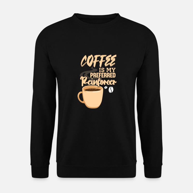 Kaffee Koffein Espresso Barista Geschenk - Unisex Pullover - Schwarz