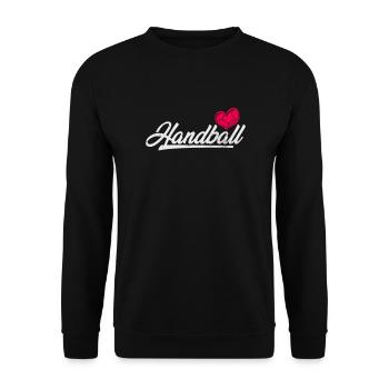 Handball Handball Joueur Handball Joueur Sport Cadeau - Sweat-shirt Unisexe - noir - Devant - Alina (178cm) & Michal (187cm)
