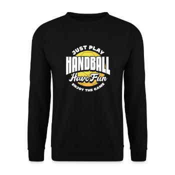 Handball - Sweat-shirt Unisexe - noir - Devant - Alina (178cm) & Michal (187cm)