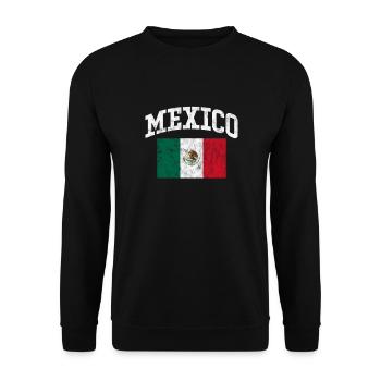 Mexiko - Unisex Pullover - Schwarz - Vorne - Alina (178cm) & Michal (187cm)