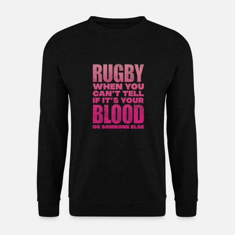 Rugby - Unisex Pullover - Schwarz