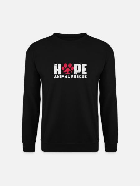 Tierrettung Tierschutz Tierfreund Geschenk - Unisex Pullover - Schwarz