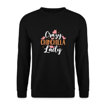 Chinchilla - Unisex Pullover - Schwarz - Vorne - Alina (178cm) & Michal (187cm)