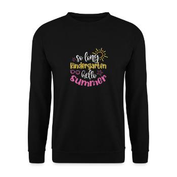 École maternelle - Sweat-shirt Unisexe - noir - Devant - Alina (178cm) & Michal (187cm)