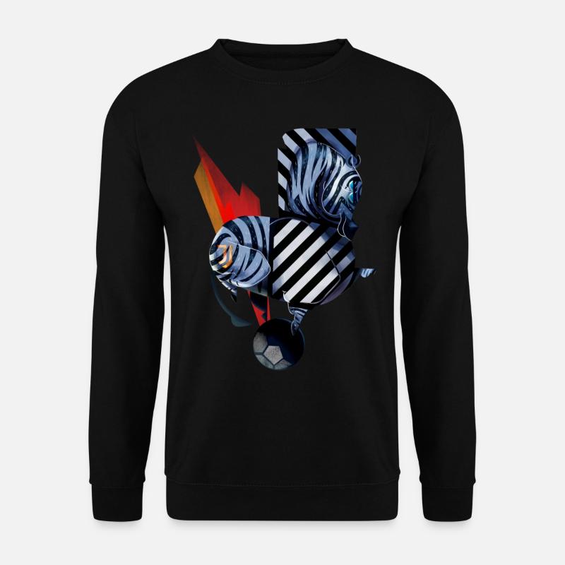 zebra - Unisex Sweatshirt - black