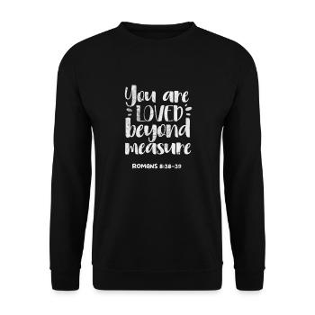 Bibel - Unisex Pullover - Schwarz - Vorne - Alina (178cm) & Michal (187cm)