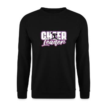 Cheerleader - Sweat-shirt Unisexe - noir - Devant - Alina (178cm) & Michal (187cm)