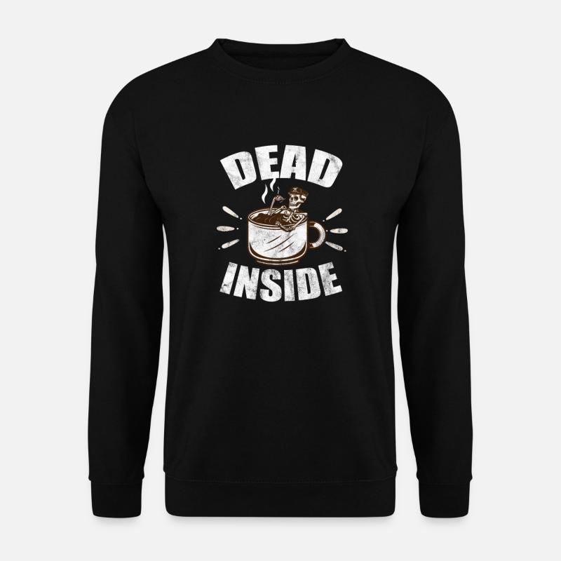 Kaffee - Unisex Pullover - Schwarz