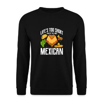 Cadeau de la nation mexicaine mexicaine - Sweat-shirt Unisexe - noir - Devant - Alina (178cm) & Michal (187cm)