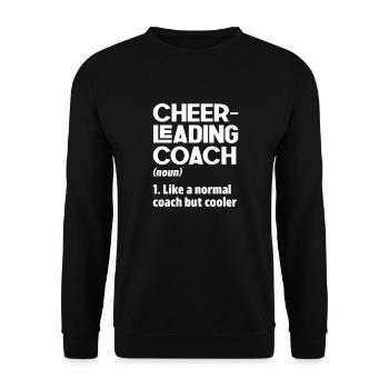 Cheerleader - Sweat-shirt Unisexe - noir - Devant - Alina (178cm) & Michal (187cm)