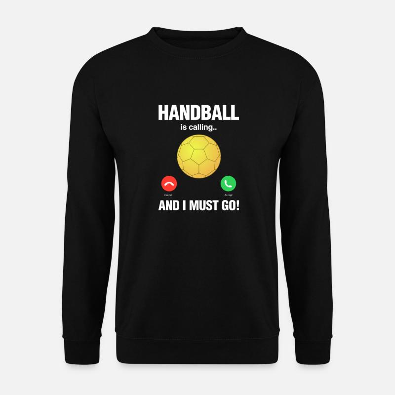Handball - Unisex Pullover - Schwarz
