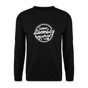 Amputation Amputation Prosthesis Gift - Unisex Sweatshirt - black - Front - Alina (178cm) & Michal (187cm)