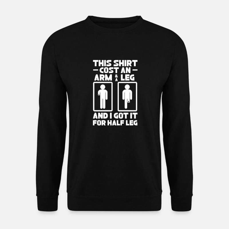 Amputation Amputation Prothèse Cadeau - Sweat-shirt Unisexe - noir