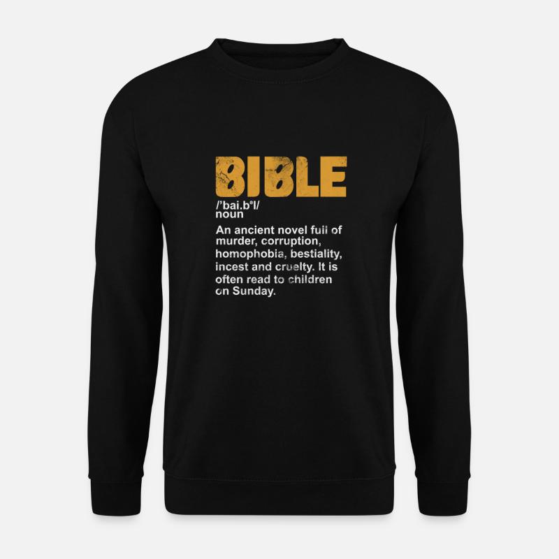 Bible - Unisex Sweatshirt - black