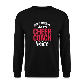 Cheerleader - Unisex Pullover - Schwarz - Vorne - Alina (178cm) & Michal (187cm)