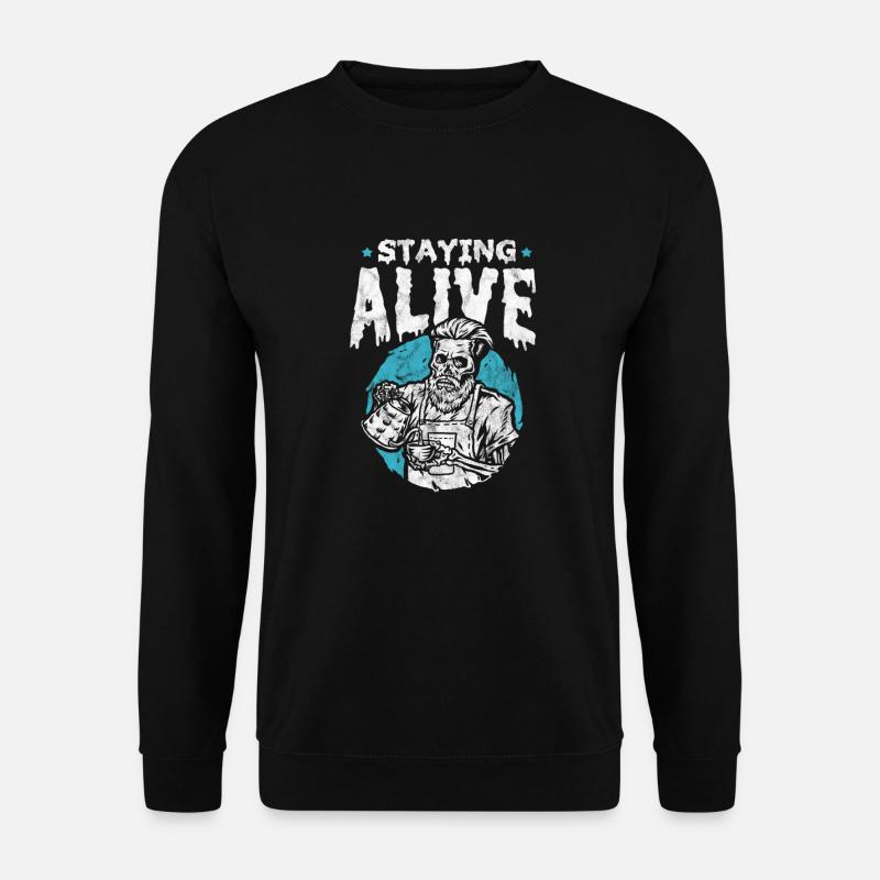 Coffee Halloween - Unisex Sweatshirt - black