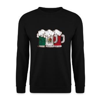 Mexiko - Unisex Pullover - Schwarz - Vorne - Alina (178cm) & Michal (187cm)