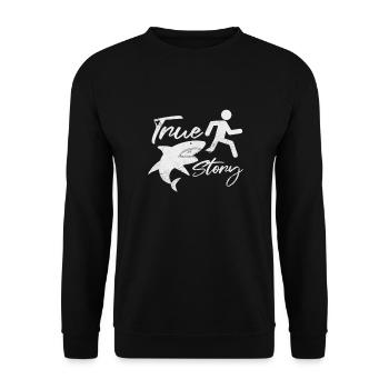 Amputation - Unisex Sweatshirt - black - Front - Alina (178cm) & Michal (187cm)