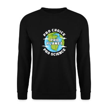 Changement climatique - Sweat-shirt Unisexe - noir - Devant - Alina (178cm) & Michal (187cm)