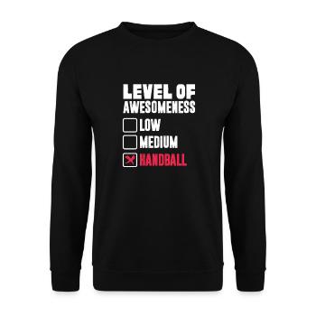 Handball - Sweat-shirt Unisexe - noir - Devant - Alina (178cm) & Michal (187cm)