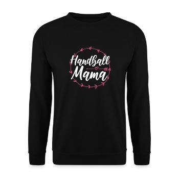 Handball - Unisex Sweatshirt - black - Front - Alina (178cm) & Michal (187cm)