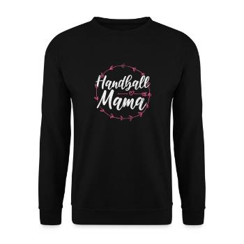 Handball Handball Joueur Handball Joueur de handball Cadeau sportif - Sweat-shirt Unisexe - noir - Devant - Alina (178cm) & Michal (187cm)