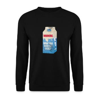 Amputation - Unisex Sweatshirt - black - Front - Alina (178cm) & Michal (187cm)