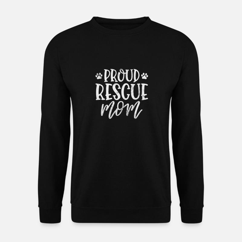 Tierrettung Tierschutz Tierfreund Geschenk - Unisex Pullover - Schwarz