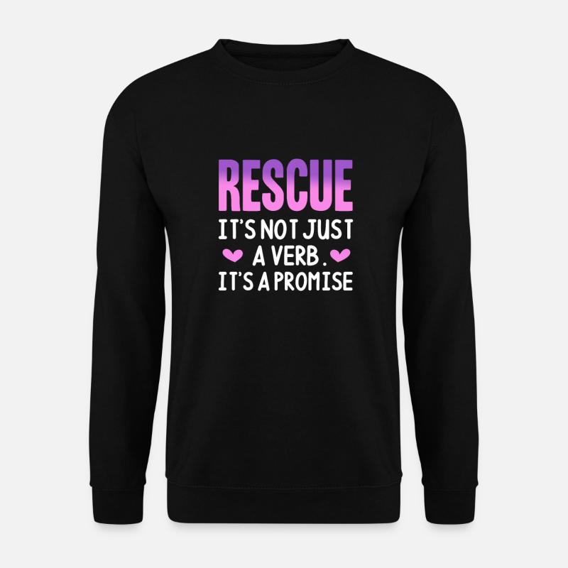 Tierrettung - Unisex Pullover - Schwarz