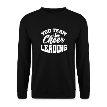 Cheerleader - Unisex Sweatshirt - black - Front - Alina (178cm) & Michal (187cm)