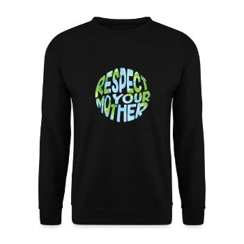 Climate change - Unisex Sweatshirt - black - Front - Alina (178cm) & Michal (187cm)