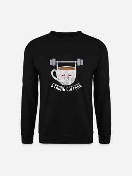 Coffee Fitness - Unisex Sweatshirt - black