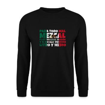 Mexiko - Unisex Pullover - Schwarz - Vorne - Alina (178cm) & Michal (187cm)