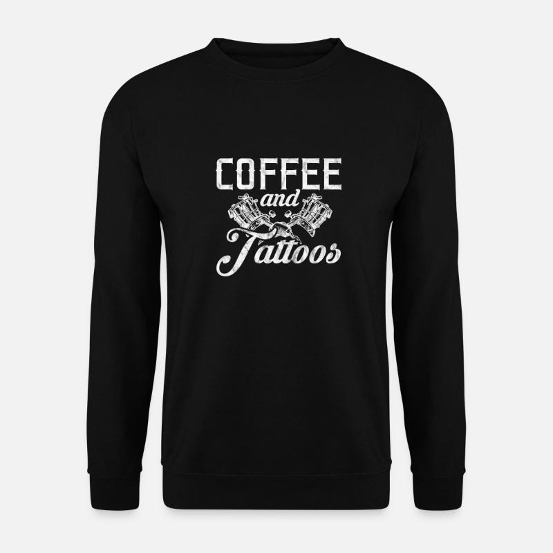 Coffee Tattoo - Unisex Sweatshirt - black