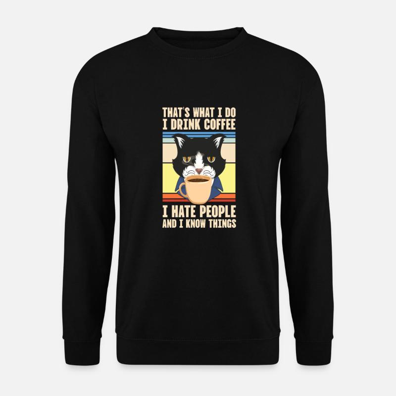 Coffee Caffeine Espresso Barista Gift - Unisex Sweatshirt - black