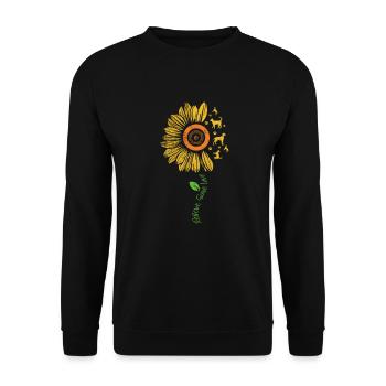 Animal Rescue Animal Welfare Animal Friend Gift - Unisex Sweatshirt - black - Front - Alina (178cm) & Michal (187cm)