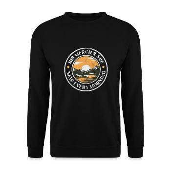 Bible - Unisex Sweatshirt - black - Front - Alina (178cm) & Michal (187cm)
