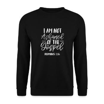 Bible - Unisex Sweatshirt - black - Front - Alina (178cm) & Michal (187cm)