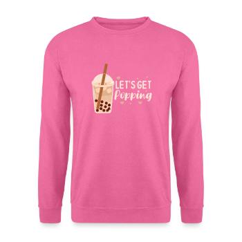 Thé à bulles - Sweat-shirt Unisexe - rose - Devant